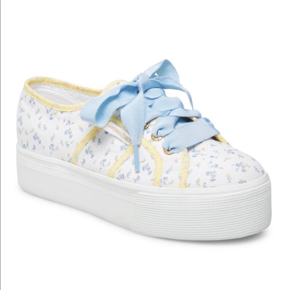 SUPERGA x Loveshackfancy platform sneaker